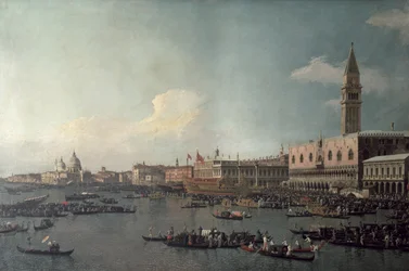 San Marco-bassinet på Kristi himmelfartsdag, ca. 1740